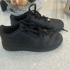 BLACK AIR FORCE 1 SNEAKERS